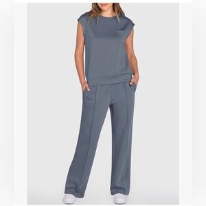 Chic Women's Gray Sleeveless Jumpsuit